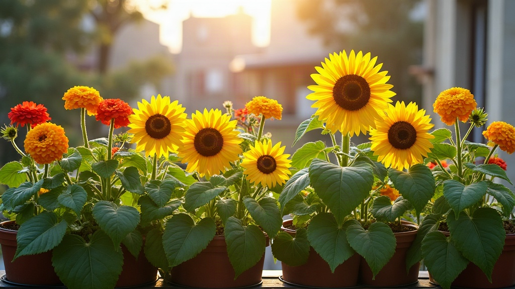 Dwarf Sunflowers vs Nasturtiums for a Sunny Balcony Screen