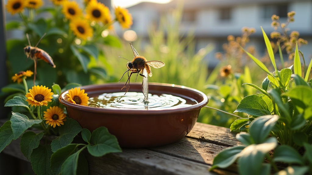 Pollinator Water Station That Won't Attract Mosquitoes: A Guide