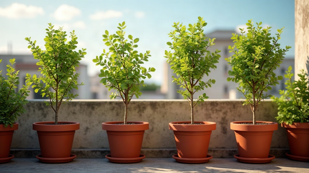 How to Grow Dwarf Pomegranate Trees in Containers on a Hot Rooftop