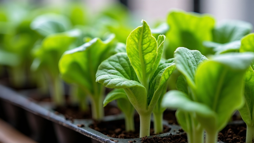 How to Stop Lettuce Seedlings from Collapsing in a Balcony Seed Tray
