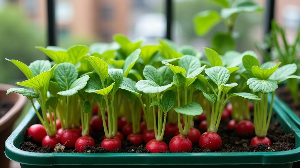 Starting Cool-Season Radishes in Recycled Plastic Food Containers