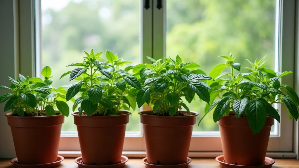 Transitioning Potted Mint Indoors Without Bringing Aphids Inside